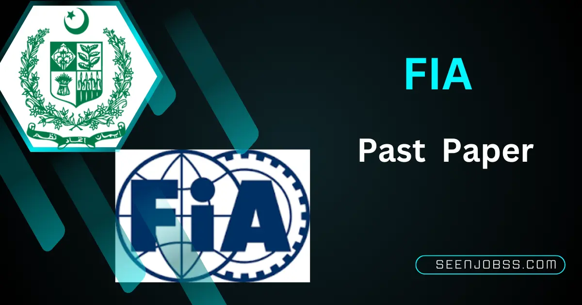 Assistant Director FIA Past Papers PDF Download