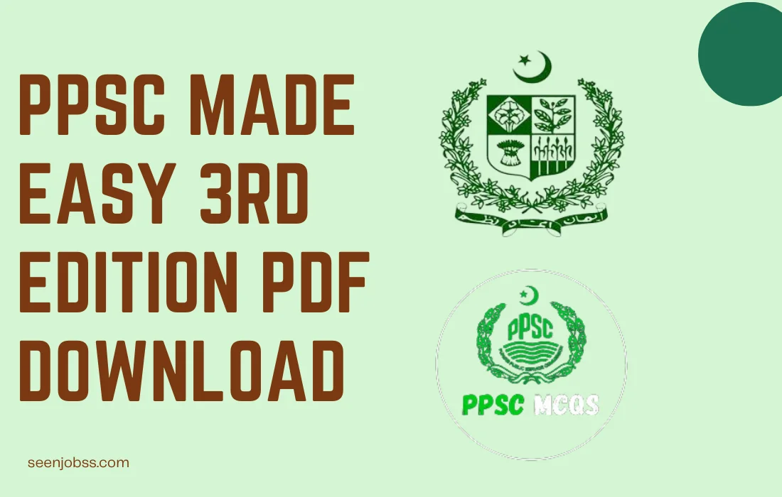 PPSC Made Easy 3rd Edition