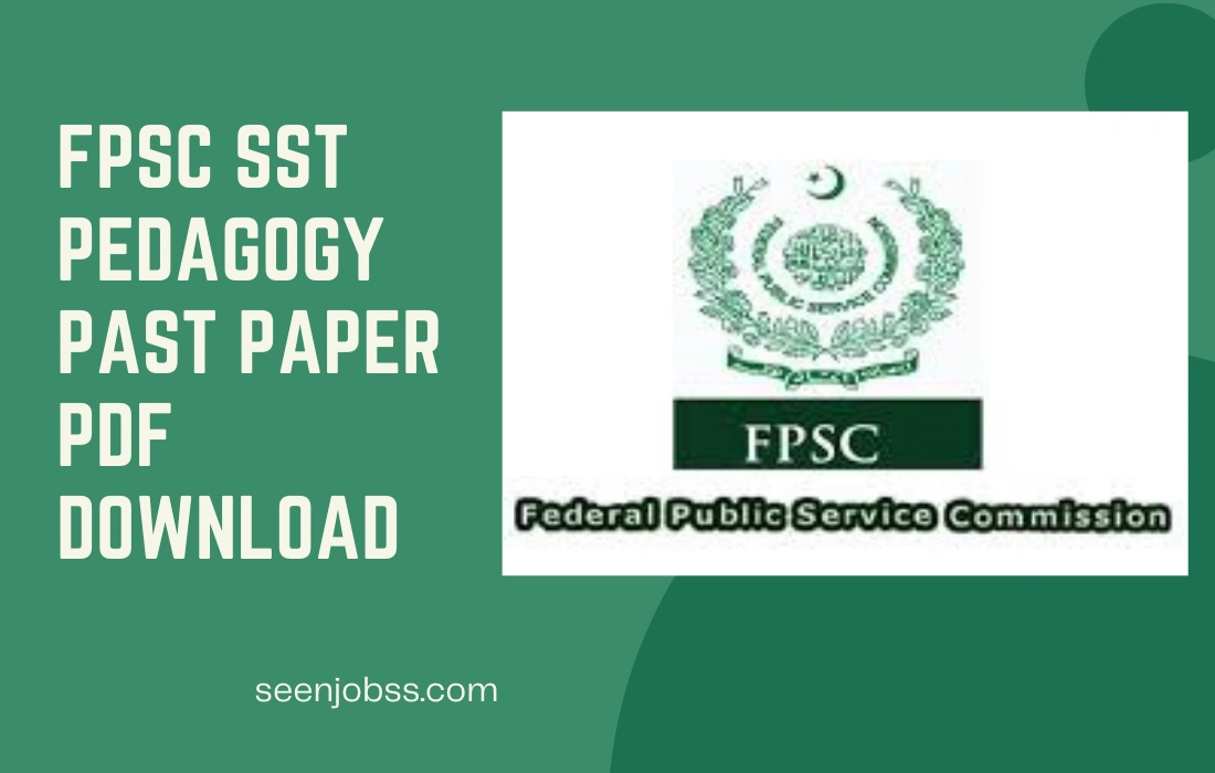 fpsc past paper sst