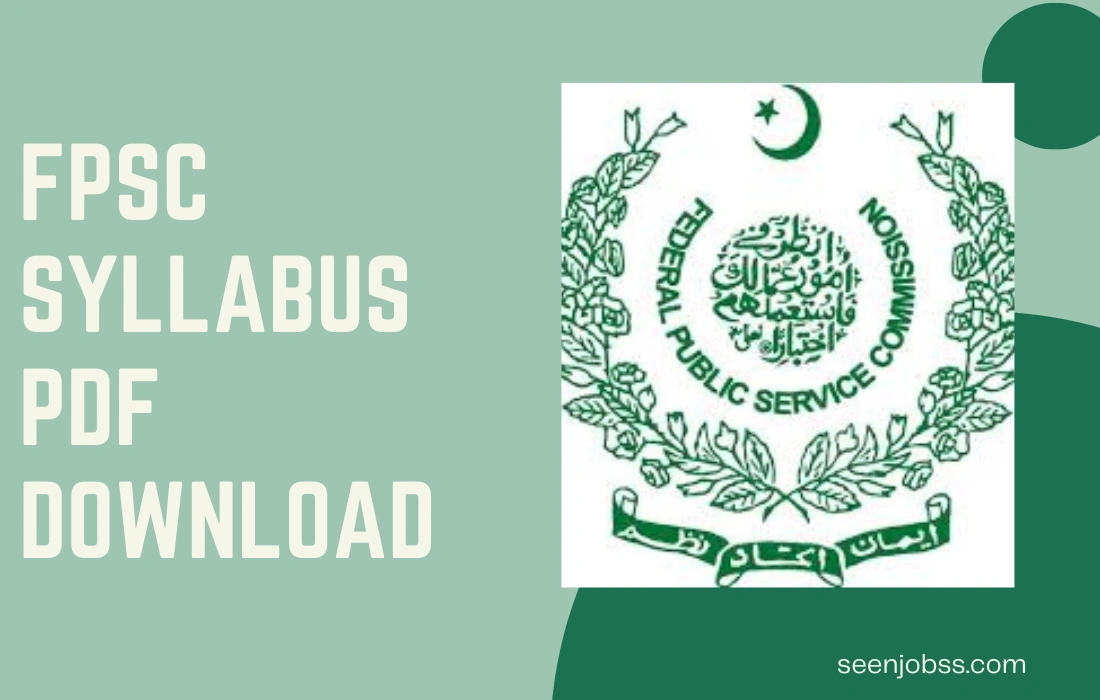fpsc syllabus pdf